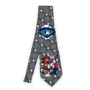 Vintage Looney Tunes | MLB Major League Baseball 90's Warner Brothers Neck Tie